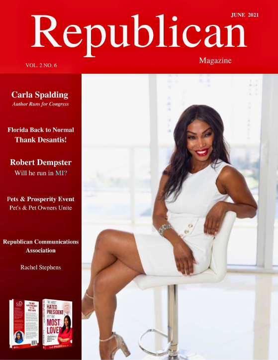Carla Spalding on the Cover of Republican Magazine
