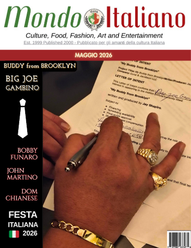 Big Joe Gambino on the cover of Mondo Magazine