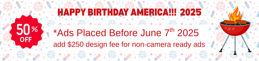 Happy Birthday America 2025 - Media Group Advertising Sale - Republican - Forth of July