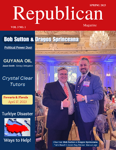 Bob Sutton and Dragos Sprinceana on the Cover of Republican Magazine Spring 2023 issue