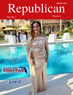 Spring 2024 - Darlene Swaffar on cover of Republican Magazine