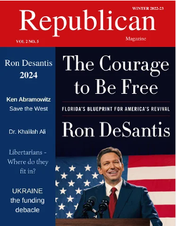Ron Desantis on the Cover of Republican Magazine