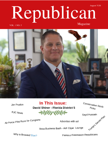 David Shiner on the Cover of Republican Magazine