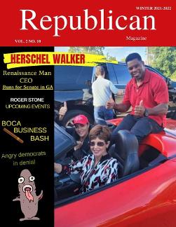 Herschel Walker on the cover of Republican Magazine