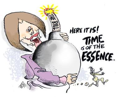Nancy Pelosi Political Cartoon in Republican Magazine